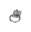 Ringplate m/løs ring, 6 mm, syrefast